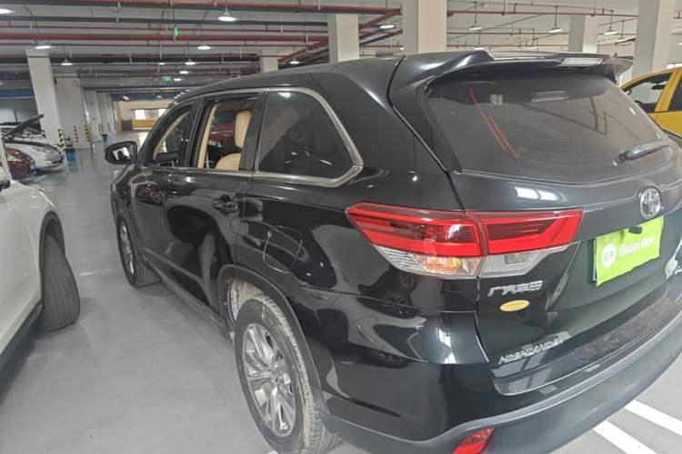 Used Toyota Highlander 2018 2.0T Four-Wheel Drive Elite Edition 7 Seats China VI Standard Rear Left 45 Deg