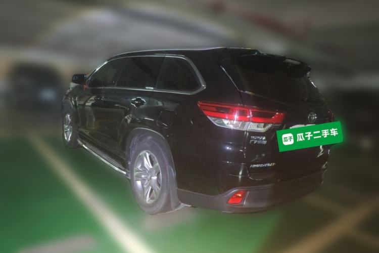 Used Toyota Highlander 2018 2.0T Four-Wheel Drive Luxury Edition 7 Seats China V Emission Standard Rear Left 45 Deg