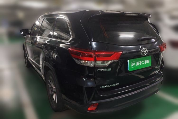 Used Toyota Highlander 2018 2.0T Four-Wheel Drive Luxury Edition 7 Seats China V Emission Standard Rear Left 45 Deg