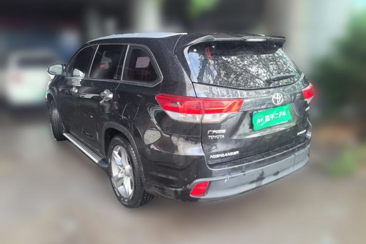 Used Toyota Highlander 2018 2.0T Four-Wheel Drive Prestige Version 7 Seats China V Emission Standard Rear Left 45 Deg