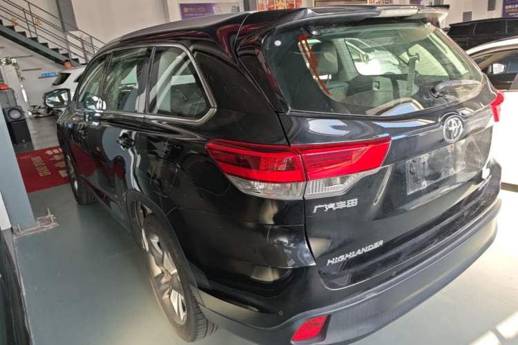 Used Toyota Highlander 2018 2.0T Four-Wheel Drive Prestige Version 7 Seats China VI Standard Rear Left 45 Deg