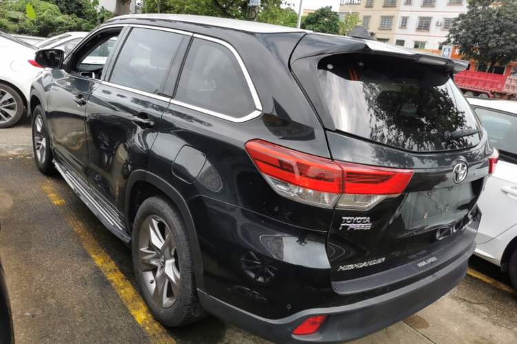 Used Toyota Highlander 2018 2.0T Four-Wheel Drive Prestige Version 7 Seats China V Emission Standard Rear Left 45 Deg