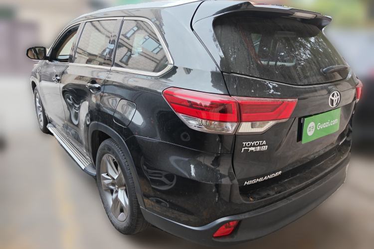 Used Toyota Highlander 2018 2.0T Four-Wheel Drive Luxury Edition 7 Seats China V Emission Standard Rear Left 45 Deg