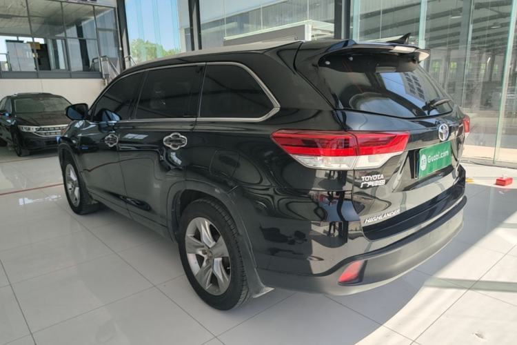 Used Toyota Highlander 2018 2.0T Four-Wheel Drive Prestige Version 7 Seats China V Emission Standard Rear Left 45 Deg
