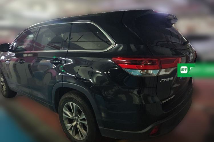 Used Toyota Highlander 2018 2.0T Two-Wheel Drive Elite Version 5 Seats China VI Standard Rear Left 45 Deg