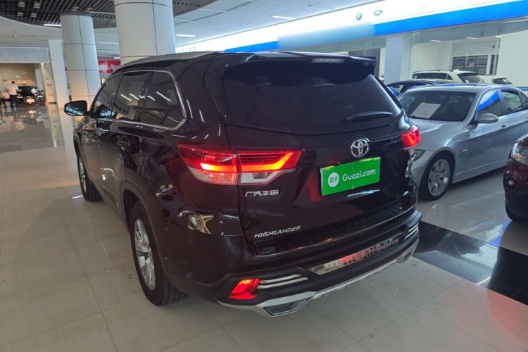 Used Toyota Highlander 2018 2.0T Four-Wheel Drive Elite Edition 7 Seats China VI Standard Rear Left 45 Deg