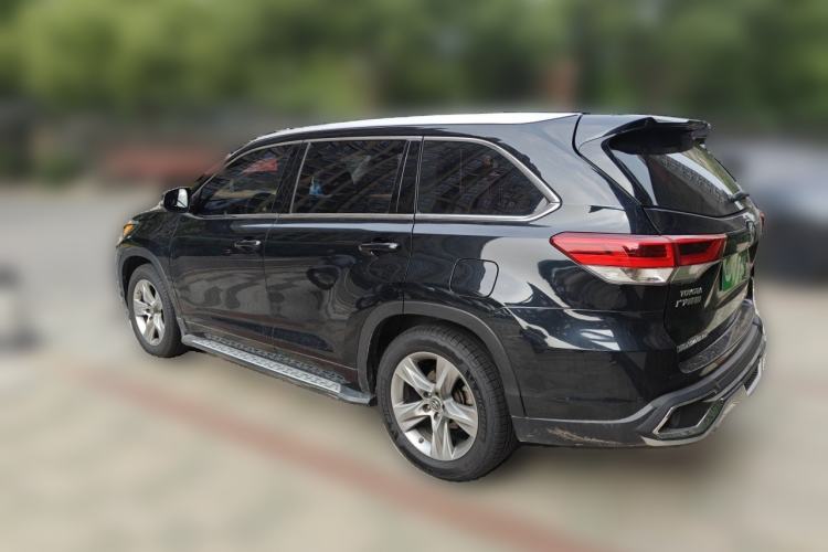 Used Toyota Highlander 2018 2.0T Four-Wheel Drive Luxury Edition 7 Seats China V Emission Standard Rear Left 45 Deg