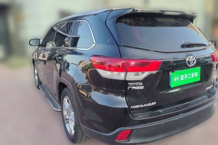 Used Toyota Highlander 2018 2.0T Four-Wheel Drive Luxury Edition 7 Seats China V Emission Standard Rear Left 45 Deg