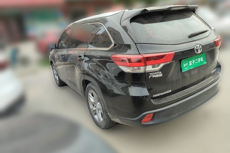 Used Toyota Highlander 2018 2.0T Four-Wheel Drive Luxury Edition 7 Seats China V Emission Standard Rear Left 45 Deg