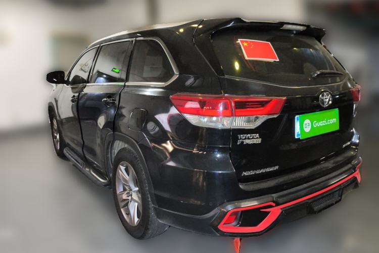 Used Toyota Highlander 2018 2.0T Four-Wheel Drive Luxury Edition 7 Seats China V Emission Standard Rear Left 45 Deg