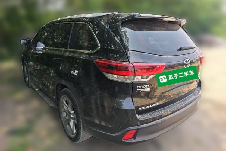 Used Toyota Highlander 2018 2.0T Four-Wheel Drive Luxury Edition 7 Seats China V Emission Standard Rear Left 45 Deg