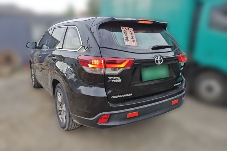 Used Toyota Highlander 2018 2.0T Four-Wheel Drive Luxury Edition 7 Seats China V Emission Standard Rear Left 45 Deg