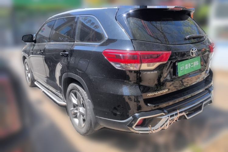 Used Toyota Highlander 2018 2.0T Four-Wheel Drive Luxury Version 7 Seats China VI Standard Rear Left 45 Deg