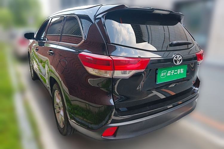 Used Toyota Highlander 2018 2.0T Four-Wheel Drive Luxury Edition 7 Seats China V Emission Standard Rear Left 45 Deg