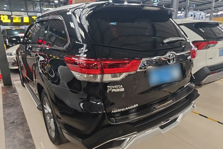 Used Toyota Highlander 2018 2.0T Four-Wheel Drive Luxury Edition 7 Seats China V Emission Standard Rear Left 45 Deg
