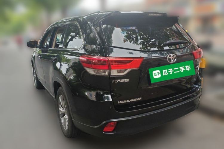 Used Toyota Highlander 2018 2.0T Two-Wheel Drive Elite Version 5 Seats China VI Standard Rear Left 45 Deg