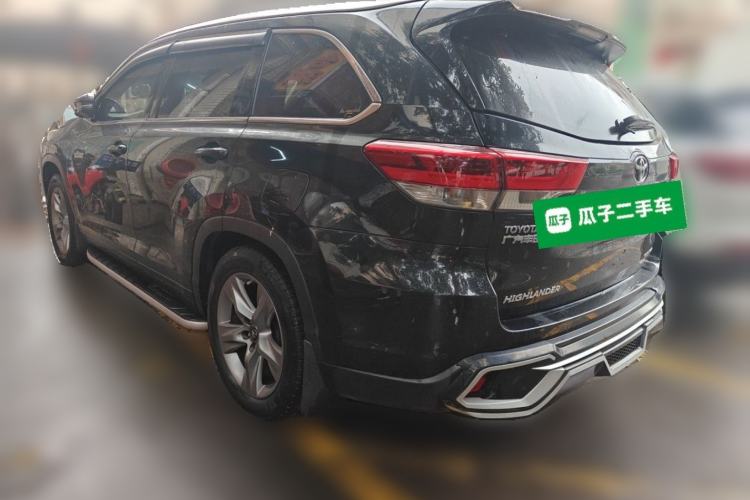 Used Toyota Highlander 2018 2.0T Four-Wheel Drive Prestige Version 7 Seats China VI Standard Rear Left 45 Deg