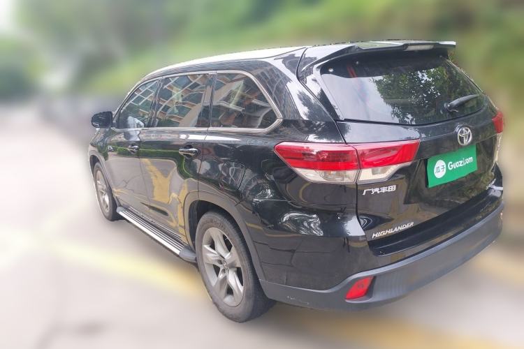 Used Toyota Highlander 2018 2.0T Four-Wheel Drive Prestige Version 7 Seats China VI Standard Rear Left 45 Deg