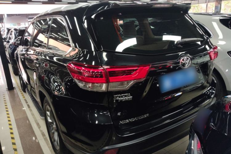Used Toyota Highlander 2018 2.0T Four-Wheel Drive Ultimate Edition 7-Seater Emission Standard China V Rear Left 45 Deg