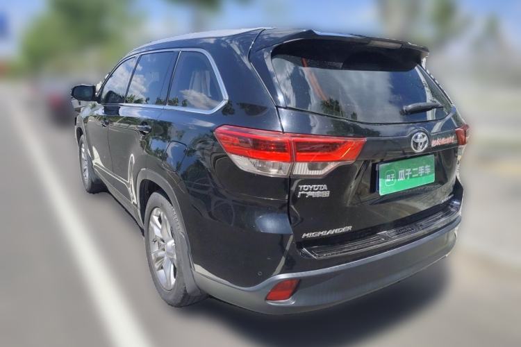 Used Toyota Highlander 2018 2.0T Four-Wheel Drive Luxury Edition 7 Seats China V Emission Standard Rear Left 45 Deg