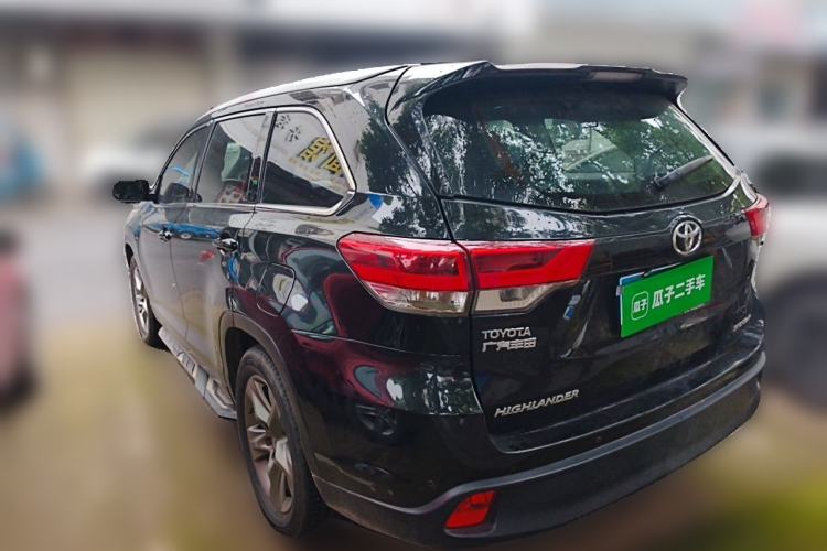 Used Toyota Highlander 2018 2.0T Four-Wheel Drive Luxury Edition 7 Seats China V Emission Standard Rear Left 45 Deg