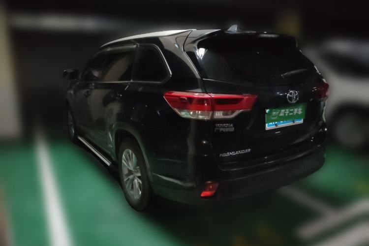Used Toyota Highlander 2018 2.0T Four-Wheel Drive Elite Edition 7 Seats China VI Standard Rear Left 45 Deg