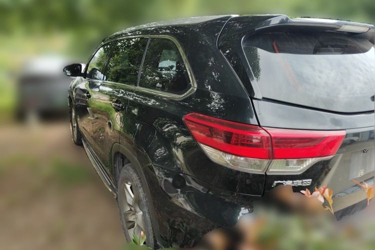 Used Toyota Highlander 2018 2.0T Four-Wheel Drive Luxury Version 7 Seats China VI Standard Rear Left 45 Deg