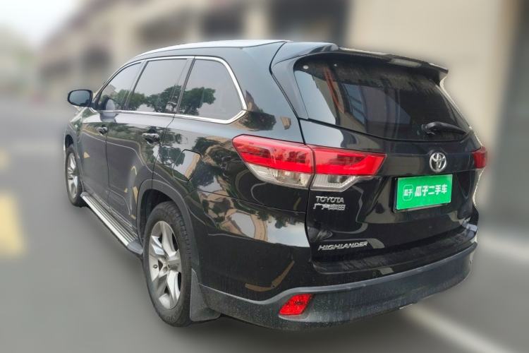 Used Toyota Highlander 2018 2.0T Two-Wheel Drive Prestige Version 7 Seats China V Emission Standard Rear Left 45 Deg