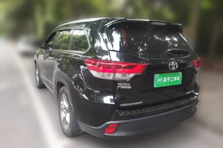 Used Toyota Highlander 2018 2.0T Four-Wheel Drive Ultimate Edition 7-Seater Emission Standard China V Rear Left 45 Deg