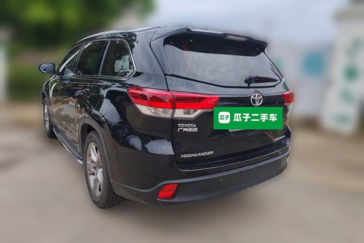 Used Toyota Highlander 2018 2.0T Four-Wheel Drive Ultimate Edition 7-Seater Emission Standard China V Rear Left 45 Deg