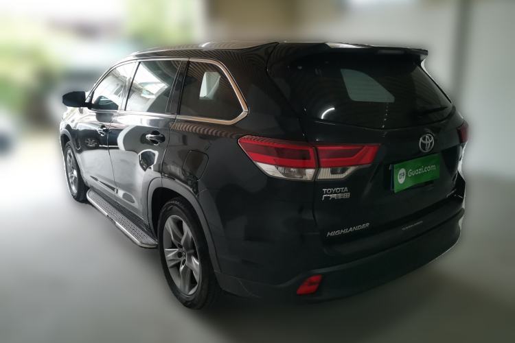 Used Toyota Highlander 2018 2.0T Four-Wheel Drive Prestige Version 7 Seats China VI Standard Rear Left 45 Deg
