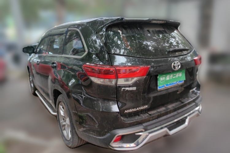 Used Toyota Highlander 2018 2.0T Four-Wheel Drive Luxury Edition 7 Seats China V Emission Standard Rear Left 45 Deg