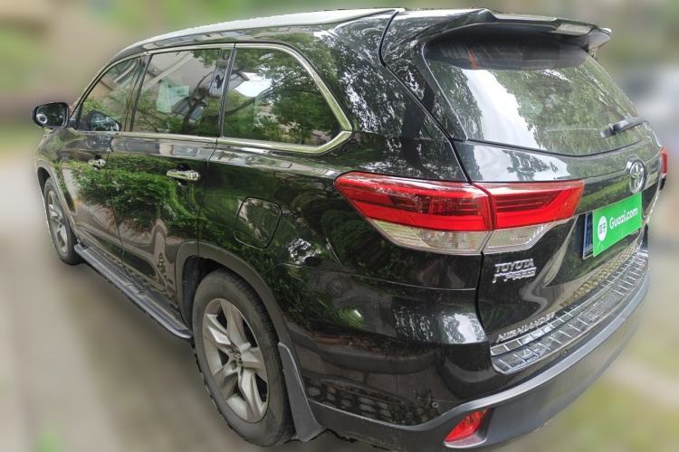 Used Toyota Highlander 2018 2.0T Four-Wheel Drive Luxury Edition 7 Seats China V Emission Standard Rear Left 45 Deg