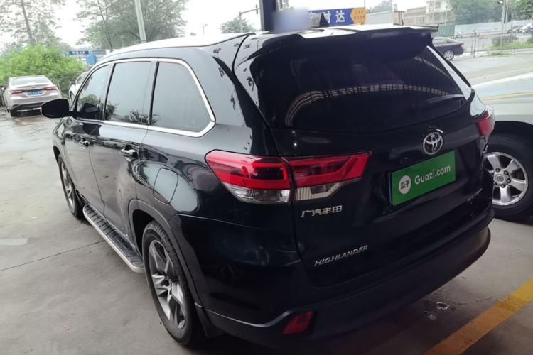 Used Toyota Highlander 2018 2.0T Four-Wheel Drive Luxury Version 7 Seats China VI Standard Rear Left 45 Deg