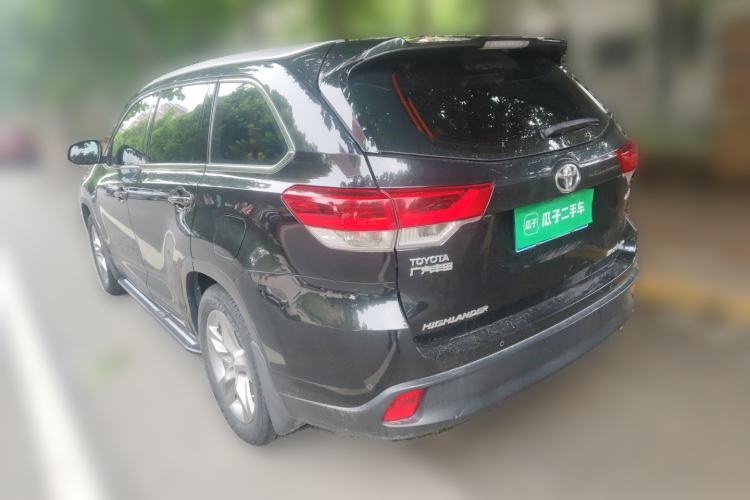 Used Toyota Highlander 2018 2.0T Four-Wheel Drive Luxury Edition 7 Seats China V Emission Standard Rear Left 45 Deg
