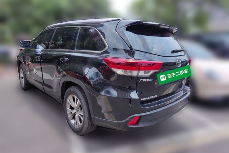 Used Toyota Highlander 2018 2.0T Two-Wheel Drive Elite Version 5 Seats China VI Standard Rear Left 45 Deg