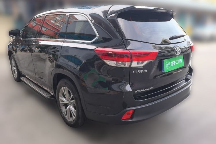 Used Toyota Highlander 2018 2.0T Four-Wheel Drive Elite Edition 7 Seats China VI Standard Rear Left 45 Deg