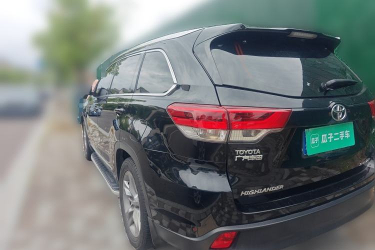 Used Toyota Highlander 2018 2.0T Four-Wheel Drive Prestige Version 7 Seats China V Emission Standard Rear Left 45 Deg