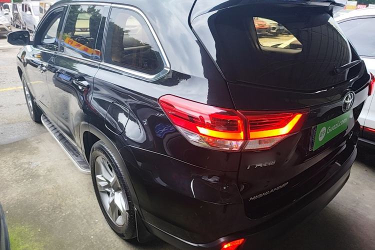 Used Toyota Highlander 2018 2.0T Two-Wheel Drive Luxury Edition 7 Seats China VI Standard Rear Left 45 Deg