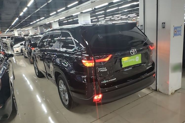 Used Toyota Highlander 2018 2.0T Four-Wheel Drive Luxury Edition 7 Seats China V Emission Standard Rear Left 45 Deg