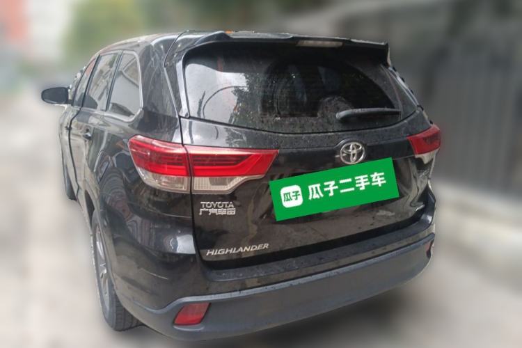 Used Toyota Highlander 2018 2.0T Four-Wheel Drive Elite Edition 7 Seats China VI Standard Rear Left 45 Deg