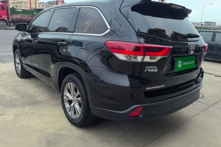 Used Toyota Highlander 2018 2.0T Two-Wheel Drive Elite Version 5 Seats China VI Standard Rear Left 45 Deg