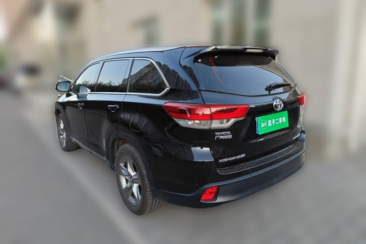Used Toyota Highlander 2018 2.0T Four-Wheel Drive Prestige Version 7 Seats China V Emission Standard Rear Left 45 Deg