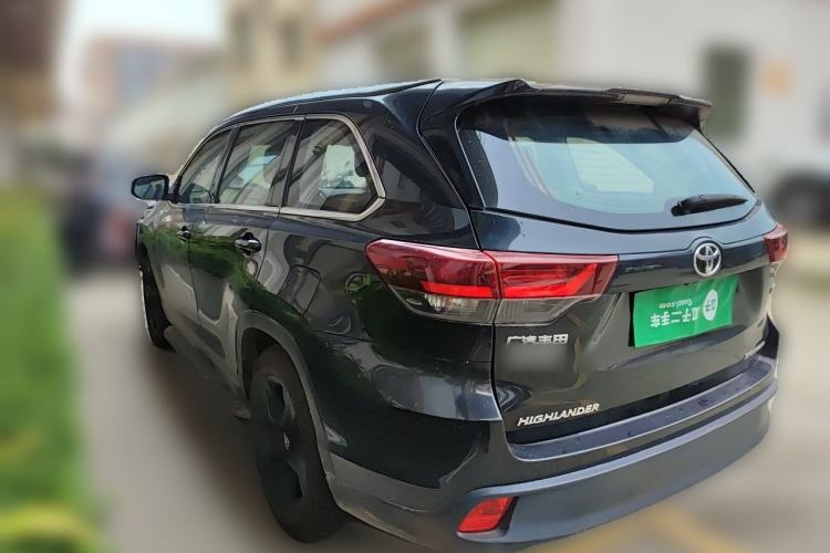 Used Toyota Highlander 2018 2.0T Four-Wheel Drive Knight Edition 7 Seats China VI Standard Rear Left 45 Deg