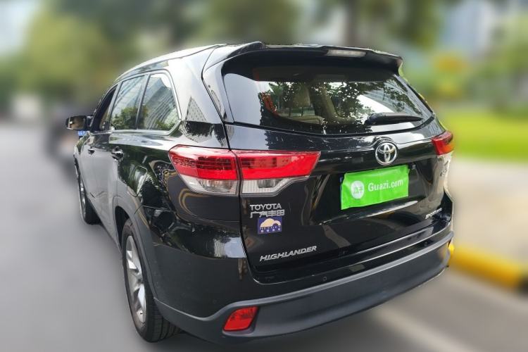 Used Toyota Highlander 2018 2.0T Four-Wheel Drive Luxury Edition 7 Seats China V Emission Standard Rear Left 45 Deg