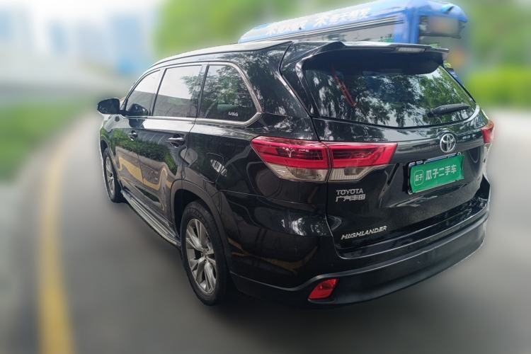 Used Toyota Highlander 2018 2.0T Two-Wheel Drive Elite Edition 7 Seats Emission Standard China V Rear Left 45 Deg