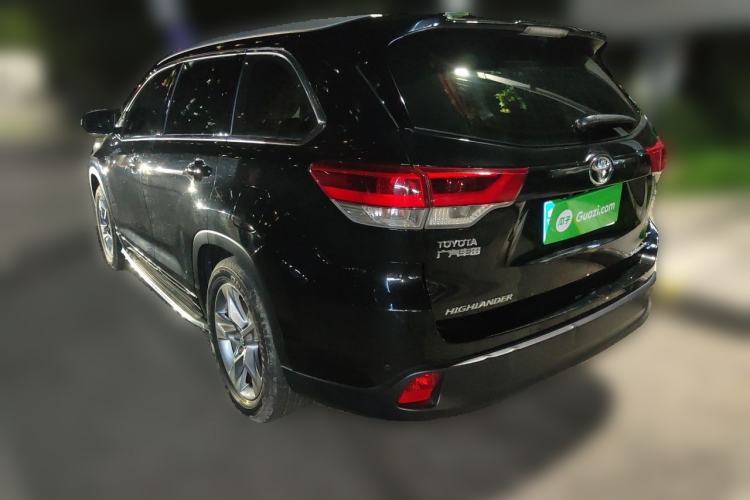 Used Toyota Highlander 2018 2.0T Four-Wheel Drive Luxury Edition 7 Seats China V Emission Standard Rear Left 45 Deg