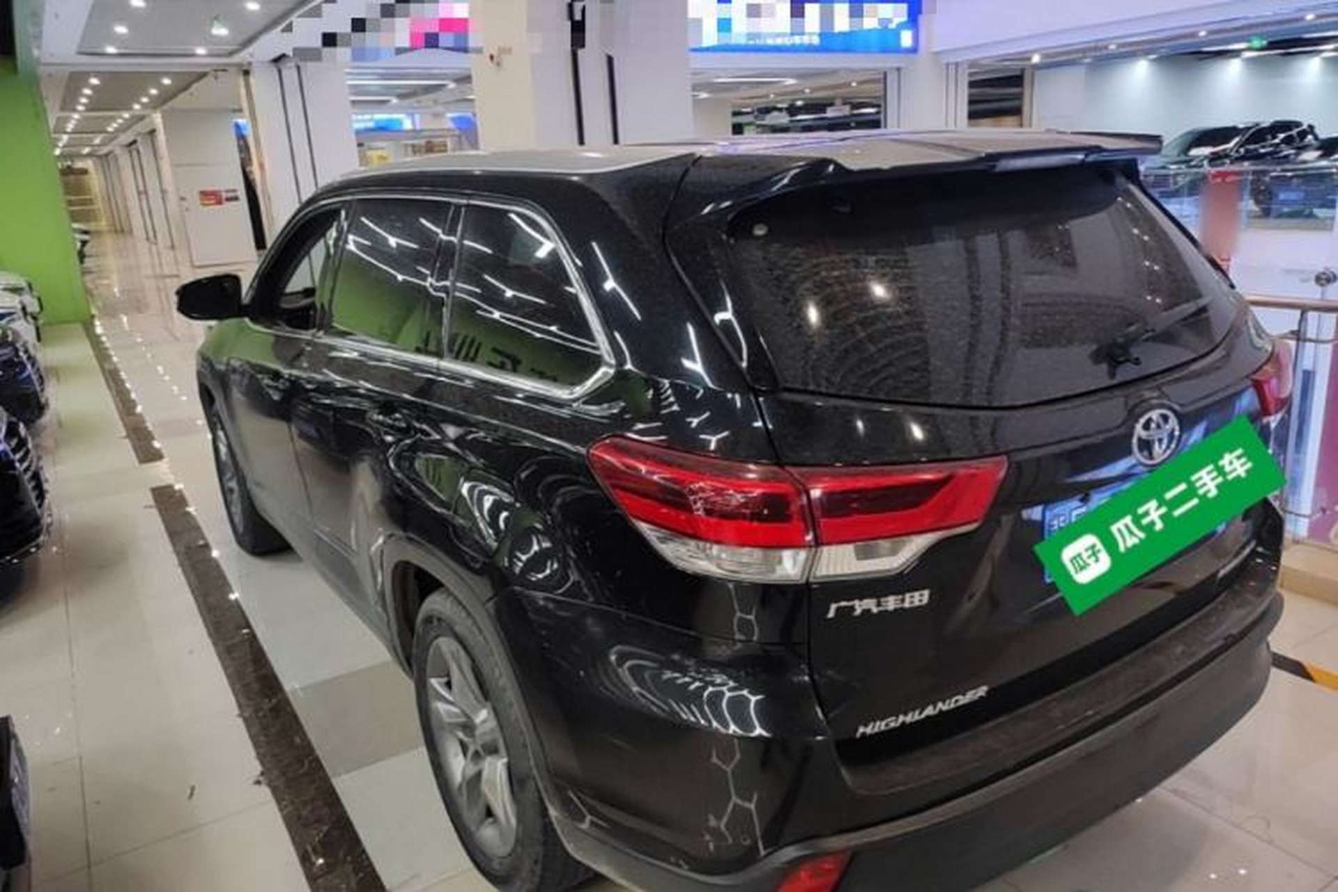 Used Toyota Highlander 2018 2.0T Four-Wheel Drive Supreme Edition 7-Seater China VI Rear Left 45 Deg