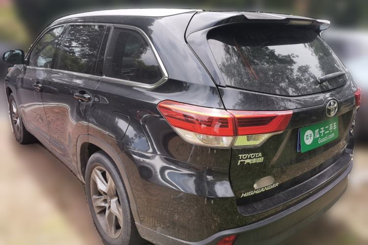 Used Toyota Highlander 2018 2.0T Four-Wheel Drive Luxury Edition 7 Seats China V Emission Standard Rear Left 45 Deg