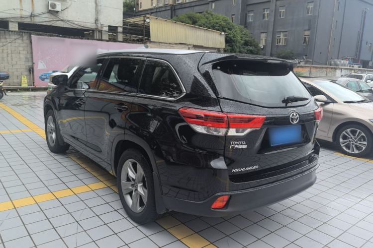 Used Toyota Highlander 2018 2.0T Four-Wheel Drive Ultimate Edition 7-Seater Emission Standard China V Rear Left 45 Deg